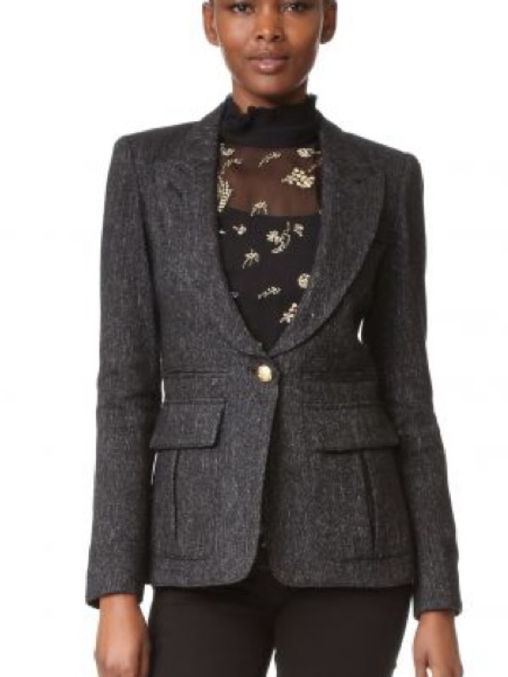 Smythe
Inverted Pleat Pocket Blazer SZ 6